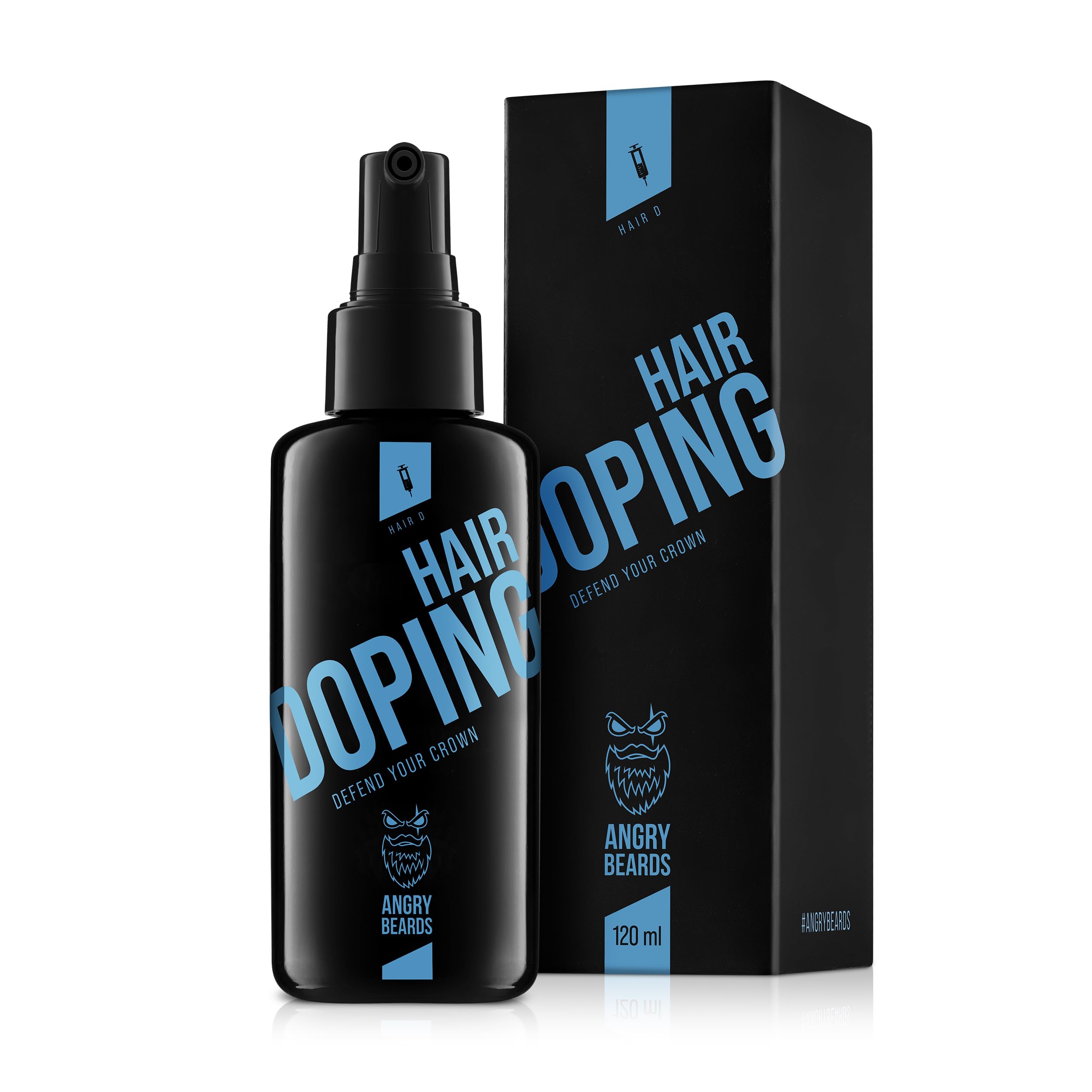 Hair Doping | Serum wspomagające wzrost włosów | zawiera biotynę, kofeinę i naturalne olejki, bezpowietrzna butelka z pompką dla maksymalnej świeżości, pielęgnacja włosów dla mężczyzn,