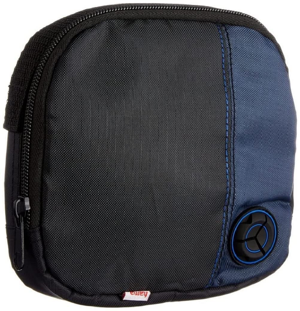 Lettore CD Portatile Walkman (CD-300) Con Cuffie, Bluetooth, Micro Sd (Black) & Hama Custodia per CD Player Discman e 3 Dischi, Blu