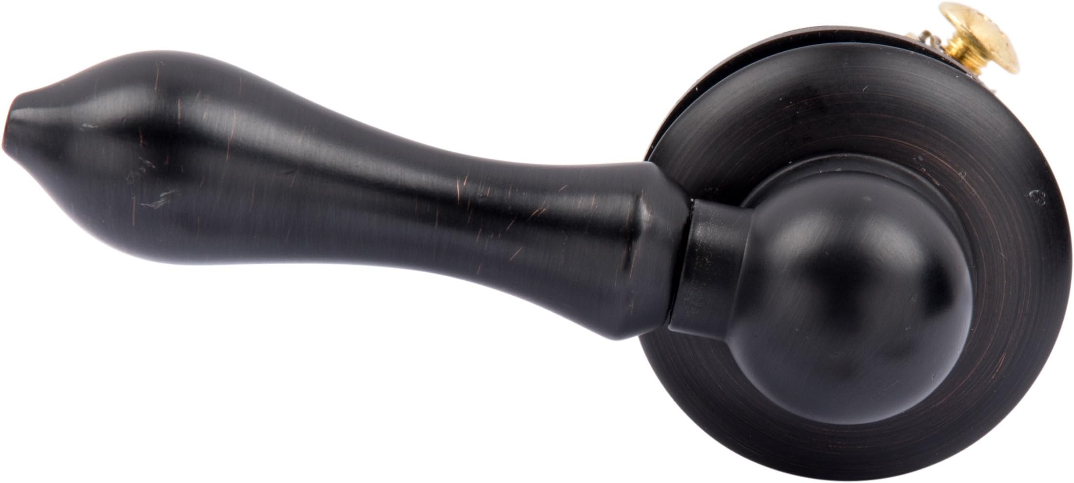 Toilet Handle Replacement Flush Lever - by LDR Global, Repair Replace Tank Flush Handles with Matching Bath Decor Parts, Universal Mount Fits Front Side and Angle Mounts, Oil Rubbed Bronze