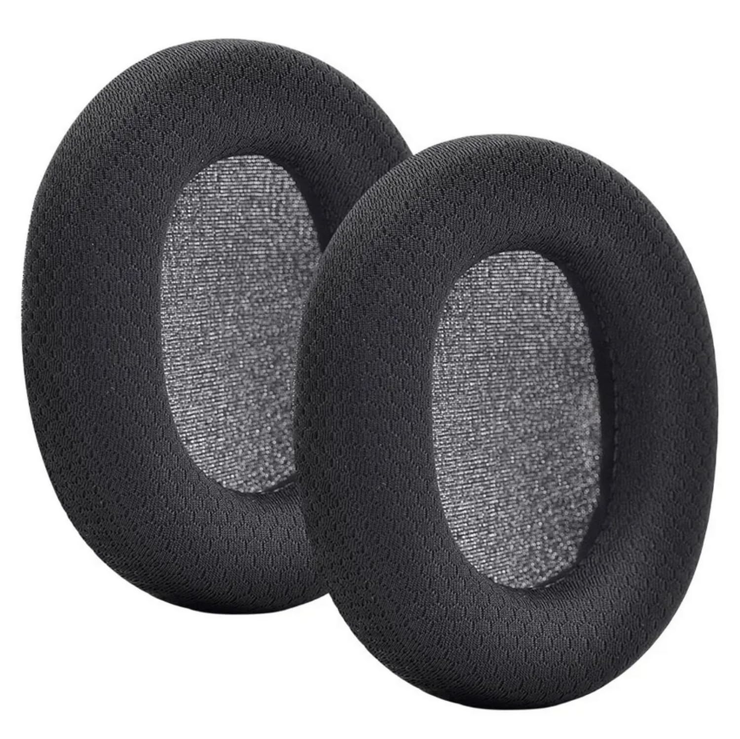 SKEIDO 1pair Earpads Replacement Memory Sponge Gaming Headset Foam Ear Pads Protective Cover for SteelSeries Arctis 1/3/5/7/9/PRO (Black)