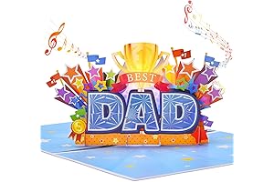Dad Awards - Light Up Father's Day Card with Music