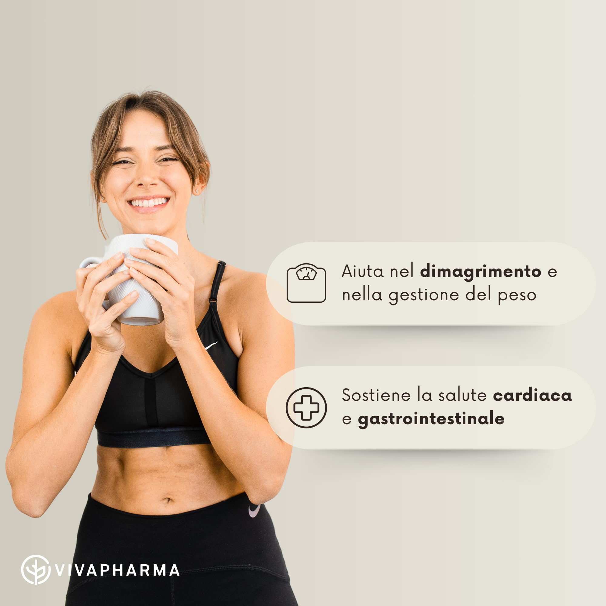 VIVAPHARMA Berberina - 90 cps Alto Dosaggio 500 mg - Favorisce Regolare Funzione Epatica e Cardiovascolare - Berberina hcl 500 mg