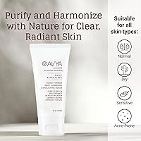 Vista 6 de AVYA Honey + Amber Exfoliating Scrub (tamaño de viaje, 1 onza líquida), limpieza profunda con poder antioxidante de miel y bambú para una textura