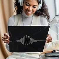 Vista 6 de Claev Outer Record Sleeves for Album Covers - 50 Clear Plastic Outer Sleeves to Protect 12" LP Vinyl Record Albums - 12.75 x 12.75 inch & 3 mil