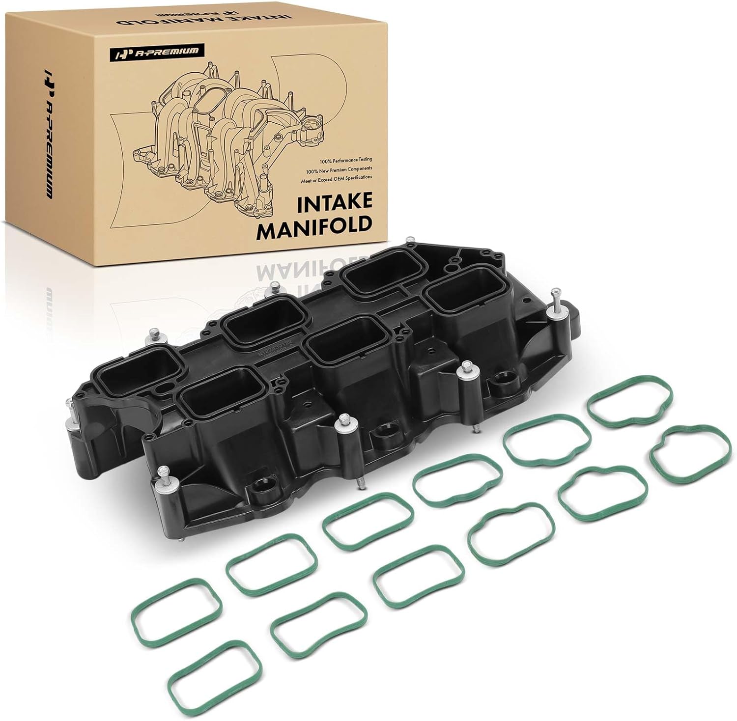 A-Premium Intake Manifold Compatible with Jeep Grand Cherokee 2016-2023, Wrangler 2020-2023, Gladiator 2020-2023 & Dodge Durango & Chrysler Pacifica, Voyager & Ram ProMaster 1500 2500 3500, 1500