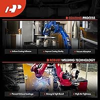 Vista 7 de A-Premium Junta de colector de escape delantero con convertidor catalítico y junta de estanqueidad de ajuste directo Compatible con Ford Escape