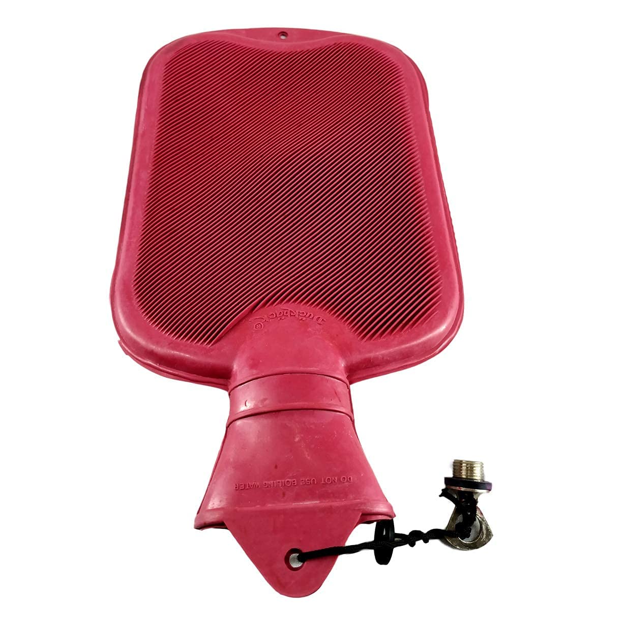 DUCKBACK Original Leakproof Hot Water Bag Bottle with Metal Cap for Pain Relief, Back pain, Neck pain, Stomach pain etc (Large 2 litres, Pink)