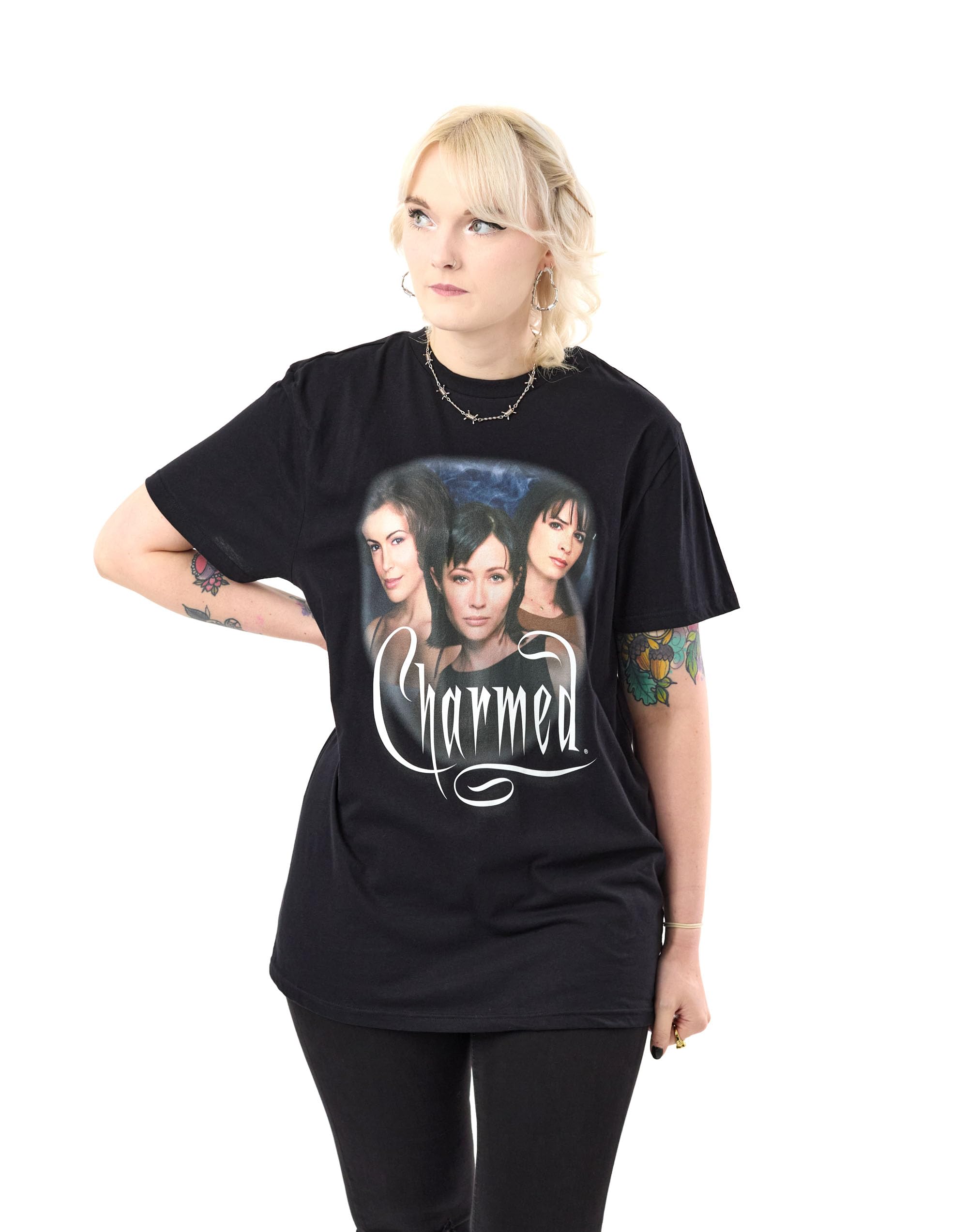 Charmed - Graphic T-Shirt - Black - XXL