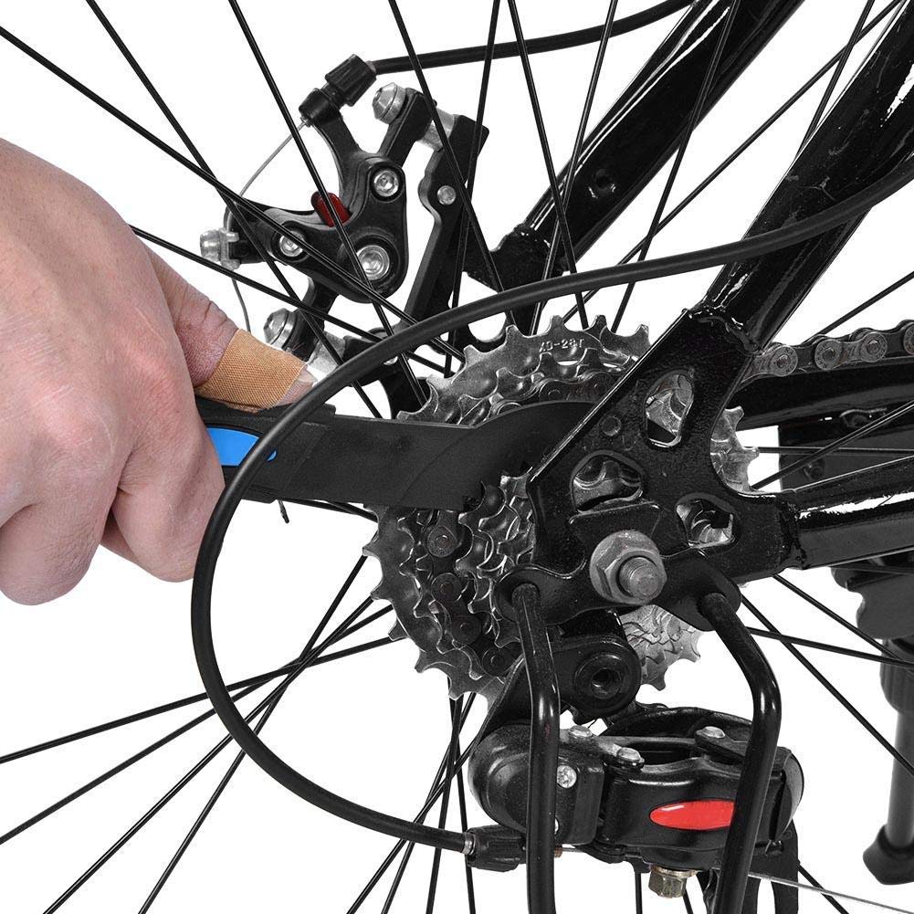 VGEBY 2-częściowe szczotki do czyszczenia rowerów, szczotka do mycia rowerów, zestaw narzędzi do czyszczenia zębatek korby rowerowej, akcesoria rowerowe, rowery i części zamienne