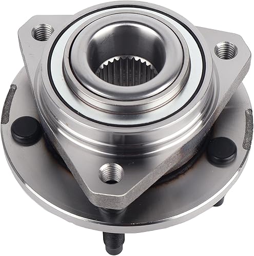 Autoround 513215 Conjunto de cojinete de rueda delantera y cubo para Chevy Malibu Pontiac G6 5 Lug 2004-2007 sin ABS