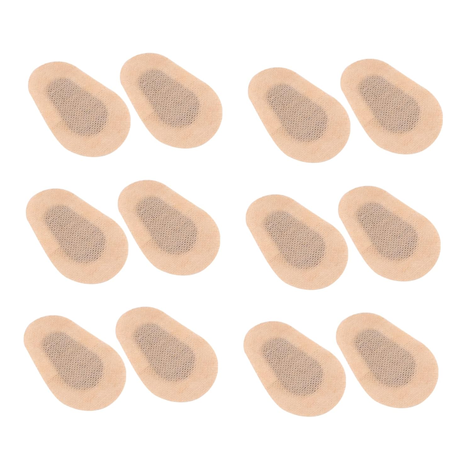 Breathable Eye Treatment Stickers 6 Pairs Elastic Non-Woven Eye Patches for Wound Care Suitable for Skin Types Random Styles