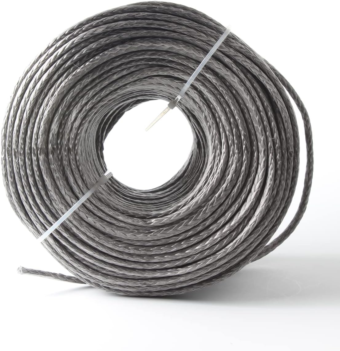 Generic 3mm(1/8''),3.5mm(9/64''),4mm(5/32''),5mm(3/16''),6mm(1/4'') 100ft 30m Strand 12 UHMWPE Single Hollow Braid Sailboat Line Paraglider Winch Towing Rope (100, 4mm), Red,yellow,red,gray,orange