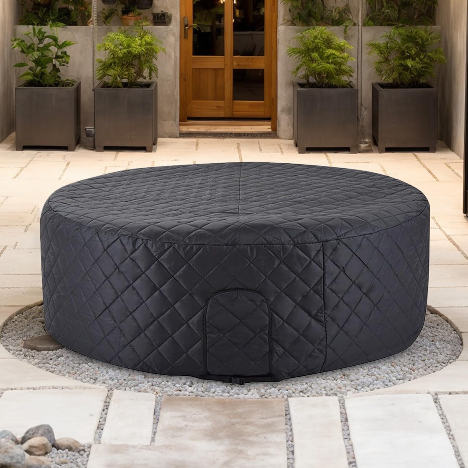 de spa – isotérmica hinchable para exterior, accesorio de piscina para jardín, casa comercial, sol e invierno
