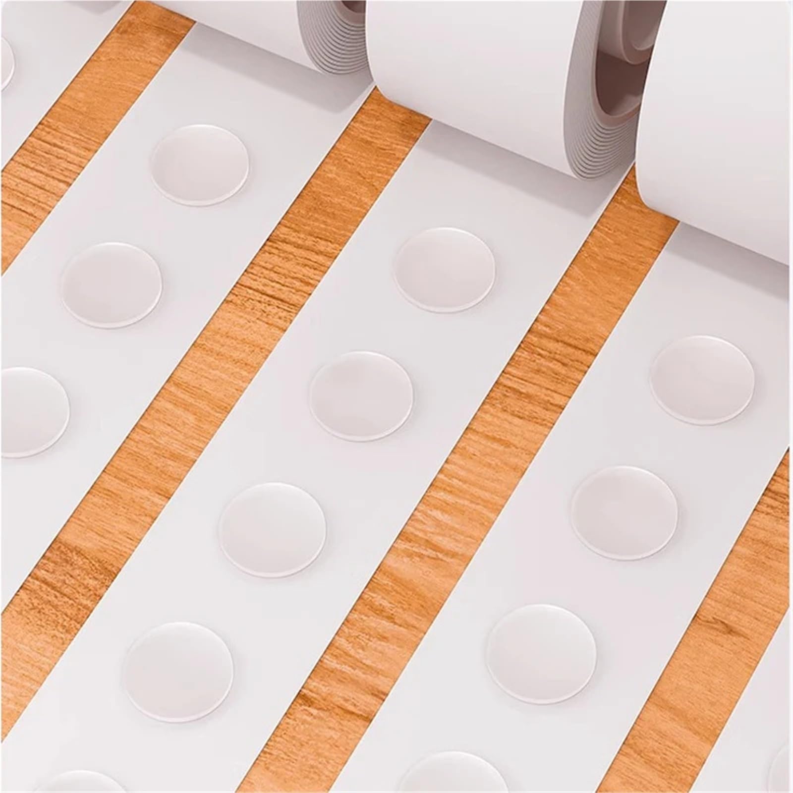 100 Stück/Rolle Punkte Punkte doppelseitiger klarer Aufkleber Ballon Kleber Punktkleber for Geburtstag Hochzeit Party Dekor