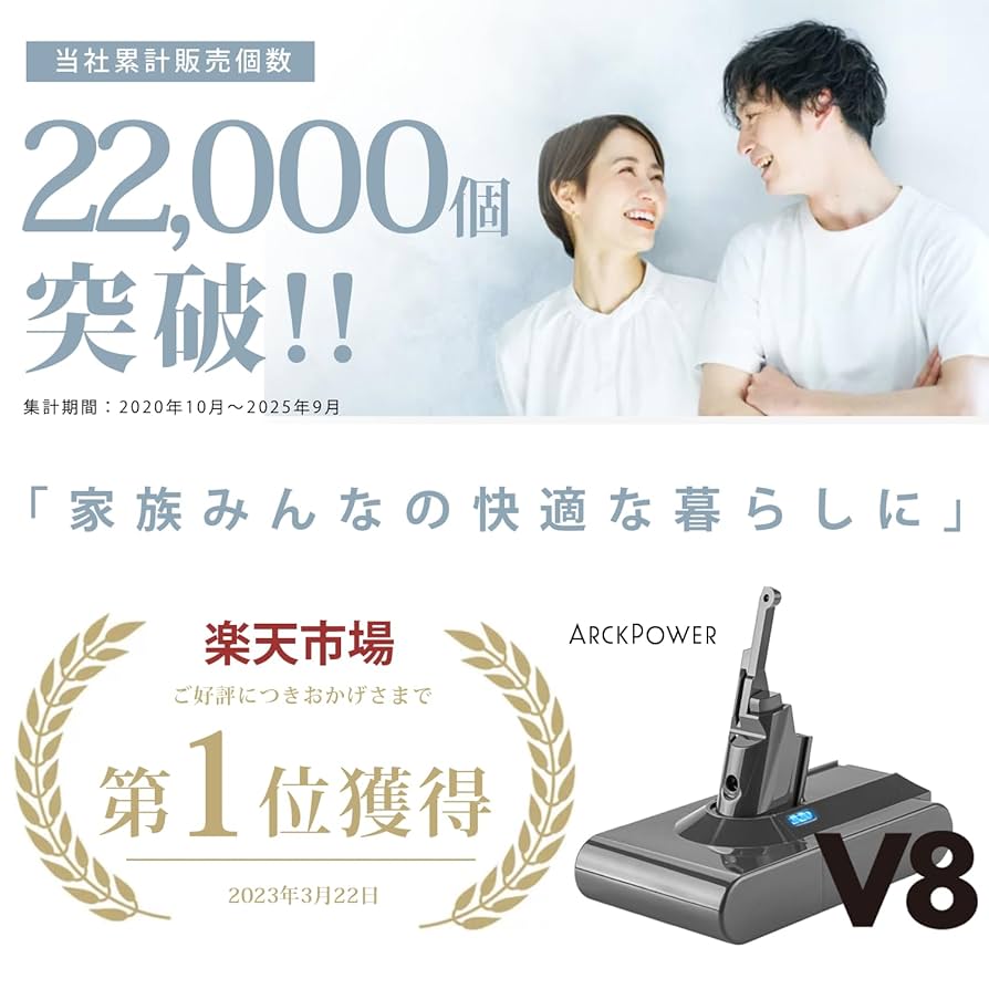 Amazon.co.jp: 【PL保険対応】 ダイソン V8 (SV10) 互換