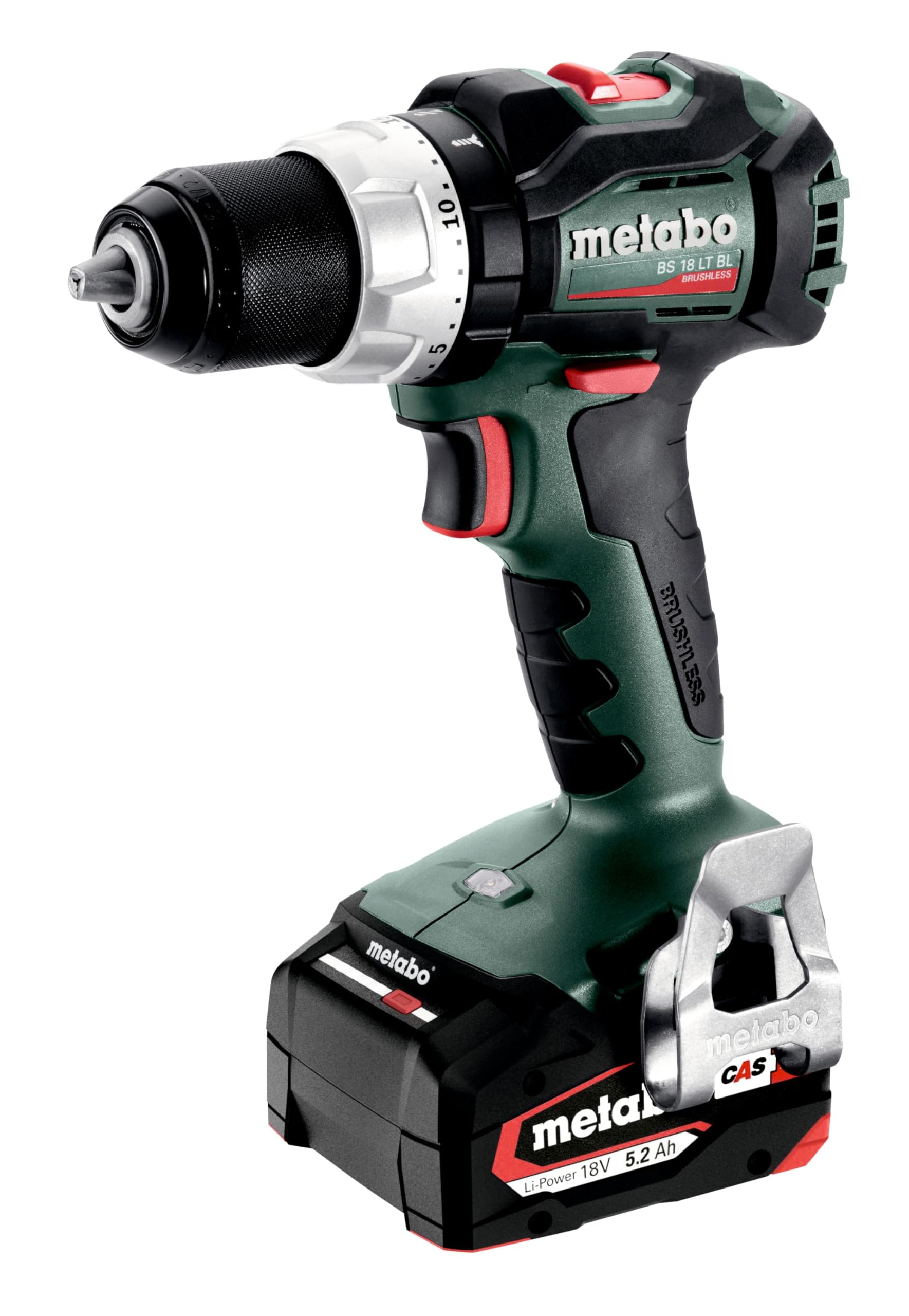 metabo Combo Set 2.9.3 18 V - Akku-Bohrschrauber BS 18 LT BL & Schlagschrauber SSW 18 LT 300 BL - Inkl. 2 LiPOWER Akkupacks 5.2 Ah, Ladegerät und metaBOX 145 L - Brushless Power für Profis