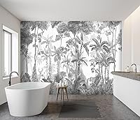 Vista 66 de Gold Modern Feather Fabric Wallpaper Living Room Bedroom Bathroom Large Wall Mural- 137"x96"（ not Peel and Stick）
