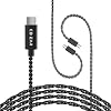 KZ ZST replacement cable, USB C iem cable, upgraded 2 pin iem cable, in-ear monitor earphone cable, 2 pin iem wire for kz zs10 pro x, zsn pro x, zsn pro, edx pro, zar, es4, dqs, castor, ccz melody