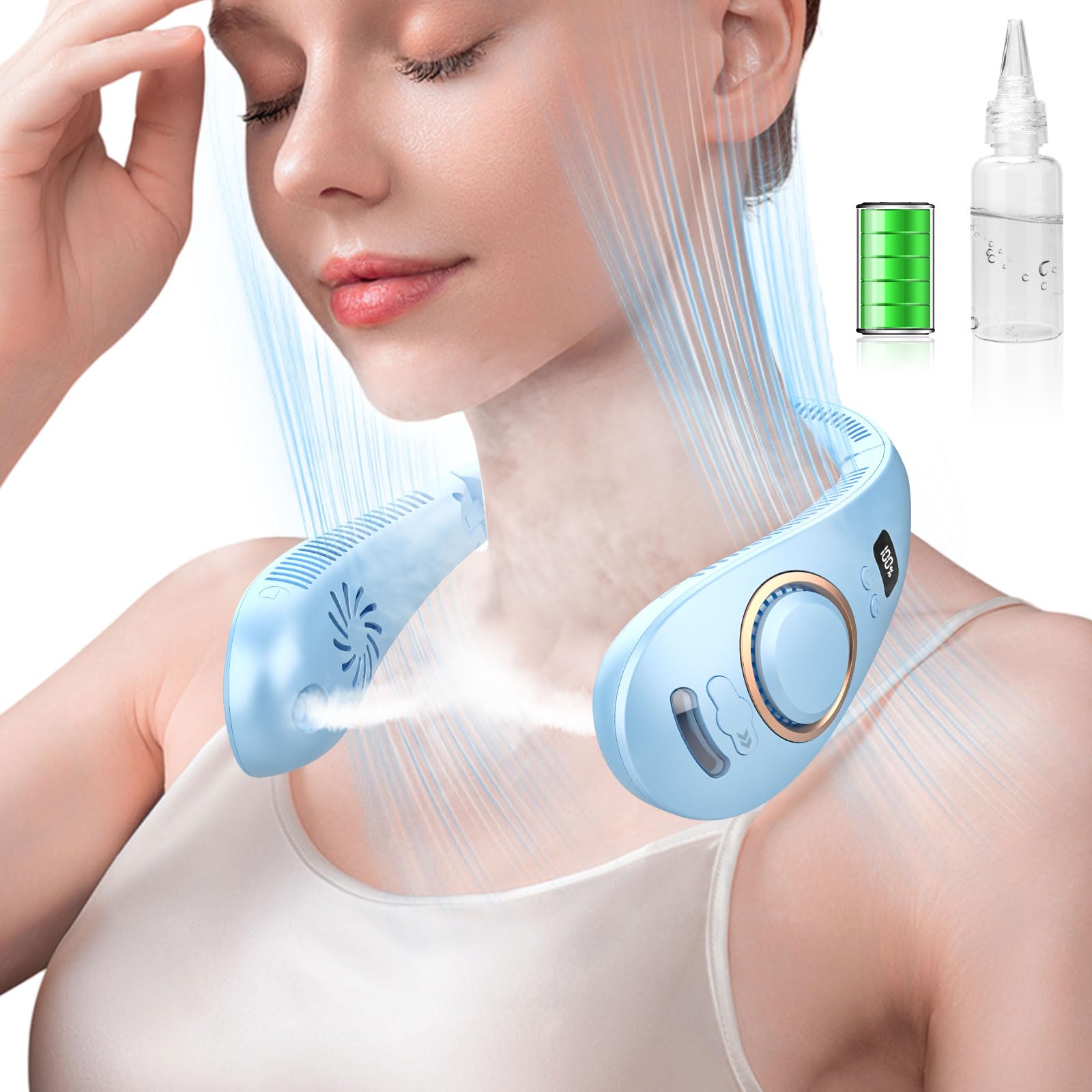 Amazon.com: Neck Fans Portable Rechargeable-Foldaway Neck