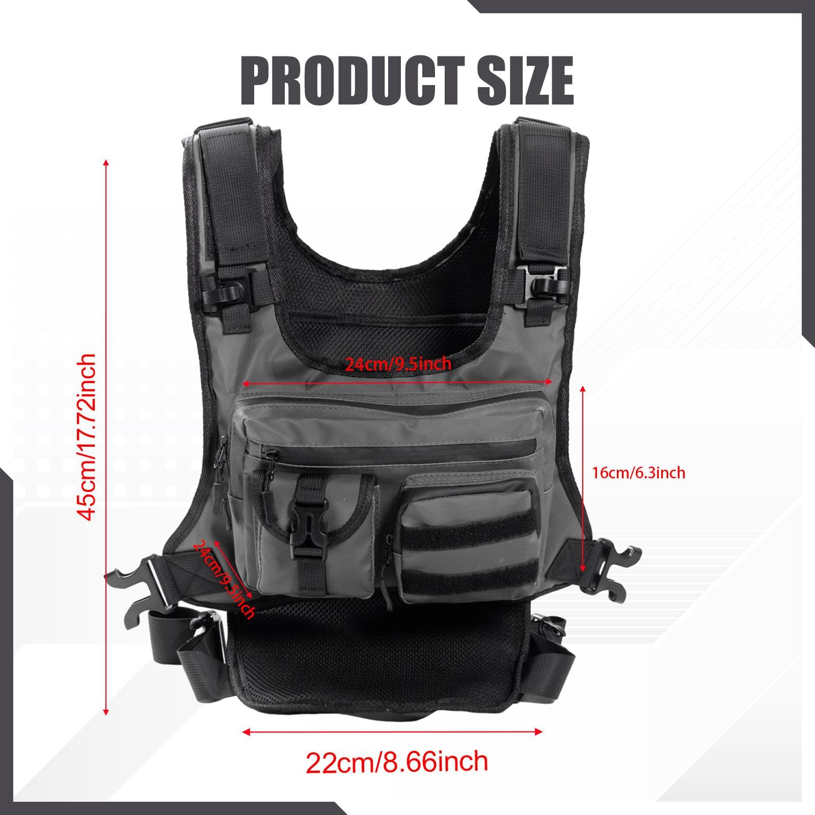 Borsa da Petto con Porta Telefono, Accessorio per Ciclismo, per Sport, Escursionismo E Ciclismo