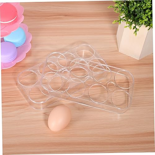 Miniatura 9 de Zerodeko 8 estantes de almacenamiento de huevos, bandejas de almacenamiento de huevos, puerta lateral del refrigerador, organizador de huevos para