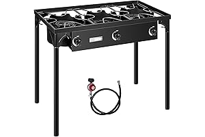 VIVOHOME Outdoor 3-Burner Stove