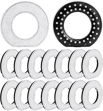 16 Pcs Replacement Filter Compatible with LumoLeaf Upsky Urpower for No Spill Dog Water Bowl Activated Charcoal Water Filter