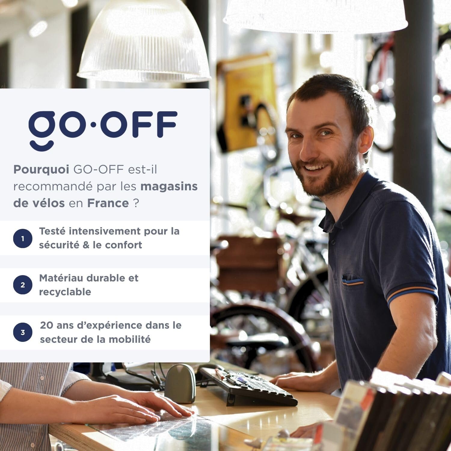 GOOFF Casque Pilot 3-en-1 Speed Pedelec | Visière amovible | Casque de vélo léger | Certifié NTA, pour femmes et hommes