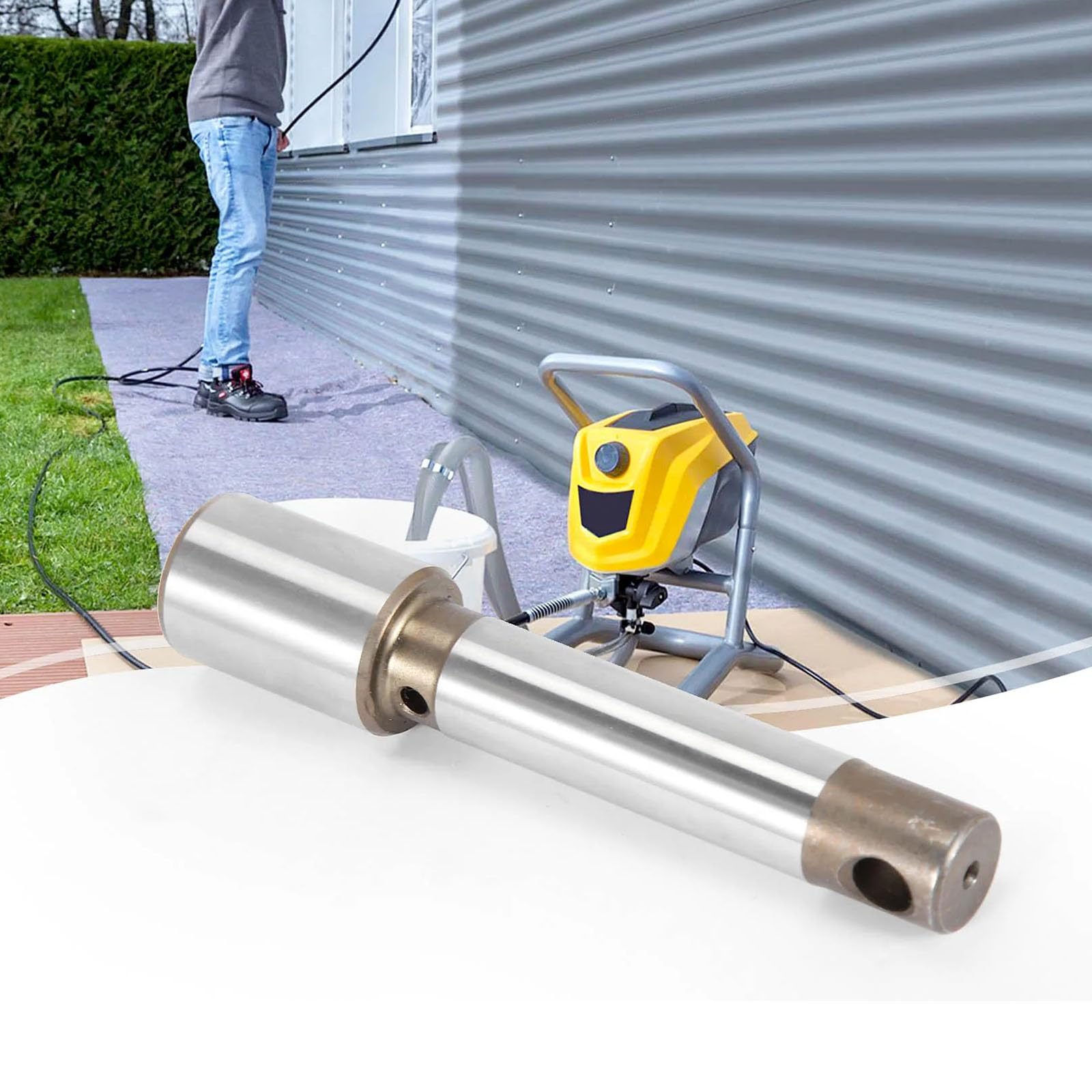 Pezzo di ricambio Facile installazione per pompe spruzzatore airless 119pro Strumento elettrico Riparazione Accessori Guarnizione Pistone R Set di riparazione per spruzzatore Accessori per riparazione