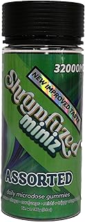 Shrumfuzed Miniz - Proprietary Nootropic Gummy - Now with New Improved Taste - Lion's Mane, Reishi, Chaga, Cordycep, and Proprietary Nootropic Mushroom Blend (100pk, Assorted)
