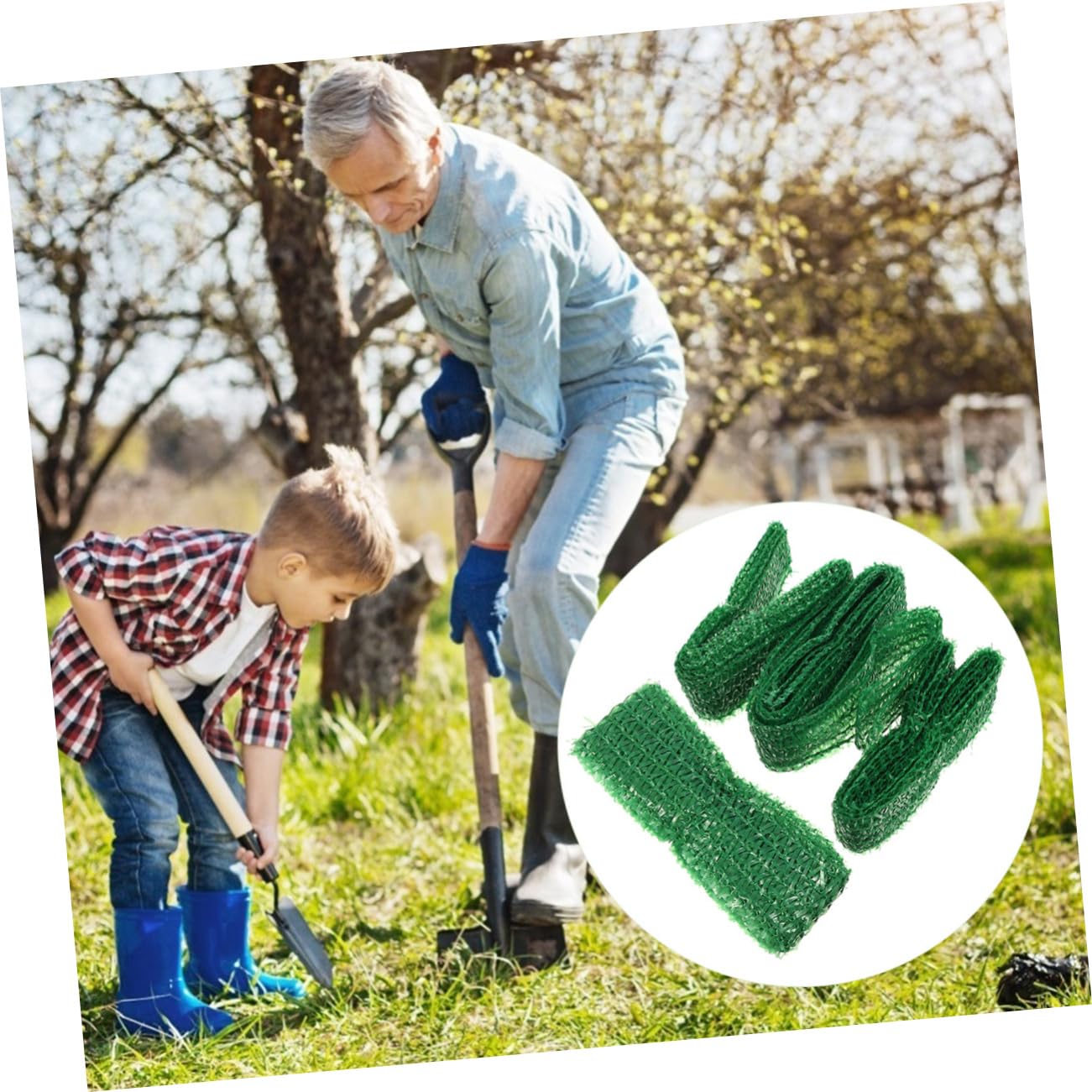 UPKOCH 45piezas Cinta para Sujetar Plantas De Jardín Material para Estacas y Sujeción De Árboles Soporte para Plantas y Arbustos para Jardines y Parques