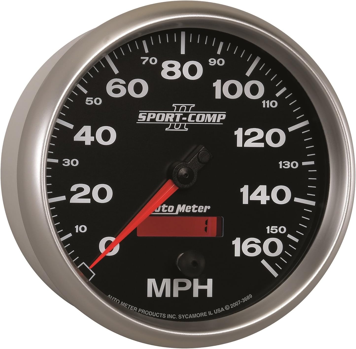 Auto Meter 3689 Sport-Comp II 5" 160 mph In-Dash Speedometer