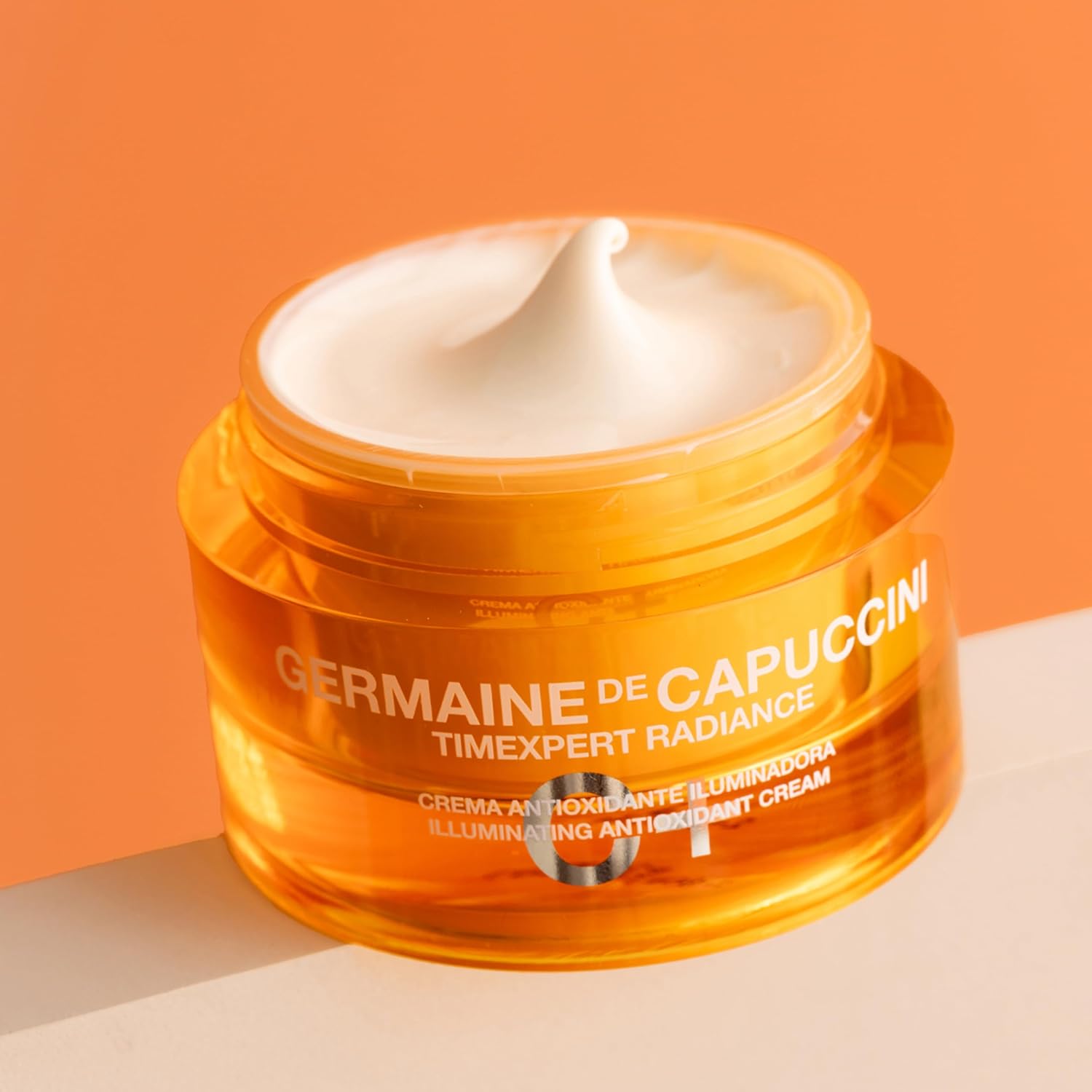 Germaine de Capuccini Timexpert Radiance C+ | Vitamin C Face Cream | Illuminating Antioxidant Cream | Anti-Aging Moisturizer for Wrinkles and Boosting Glow | 1.7 Fl Oz