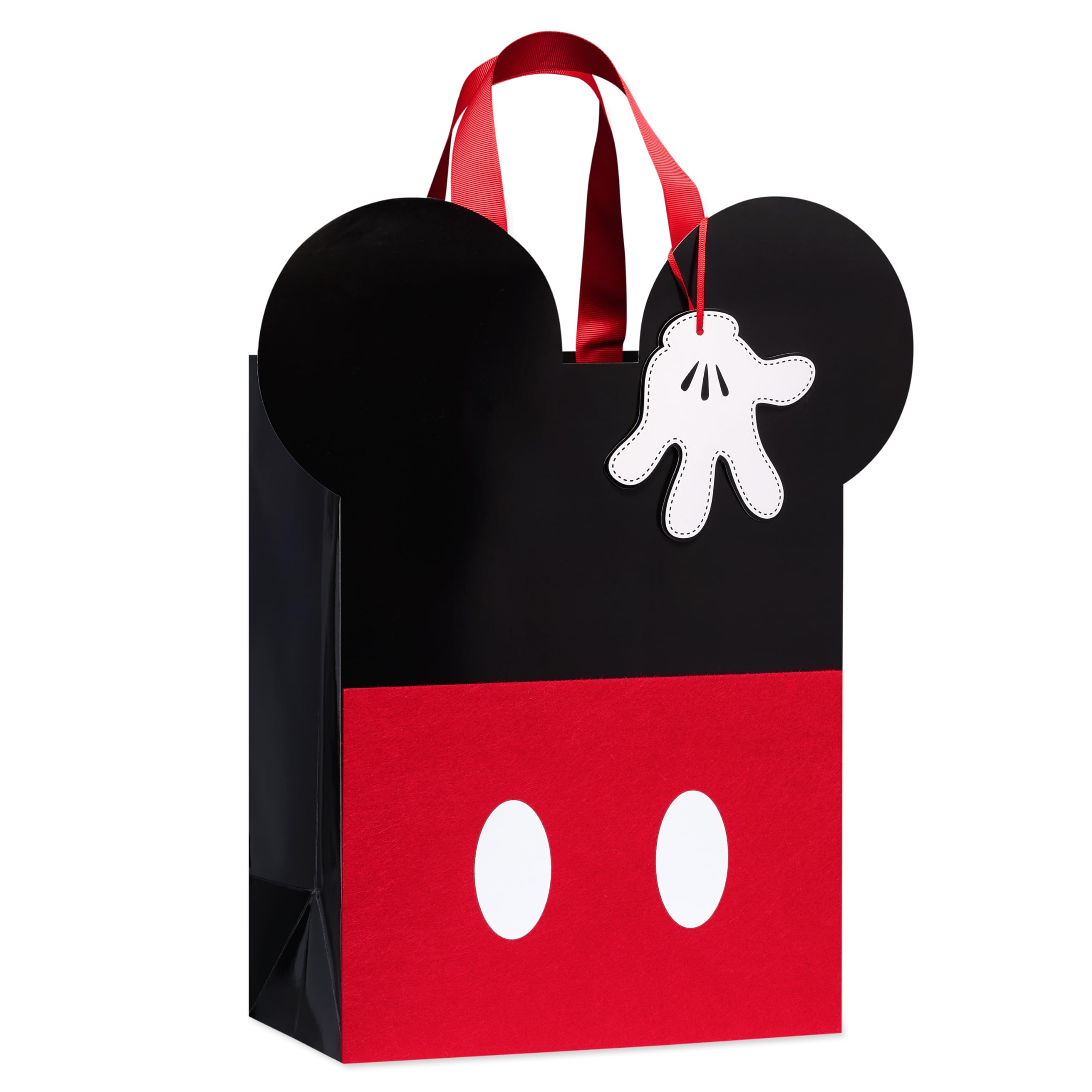 Papyrus 13" Large Disney Gift Bag (Mickey Mouse Ears) for Birthdays, Weddings, Anniversaries and All Occasions (1 Bag)