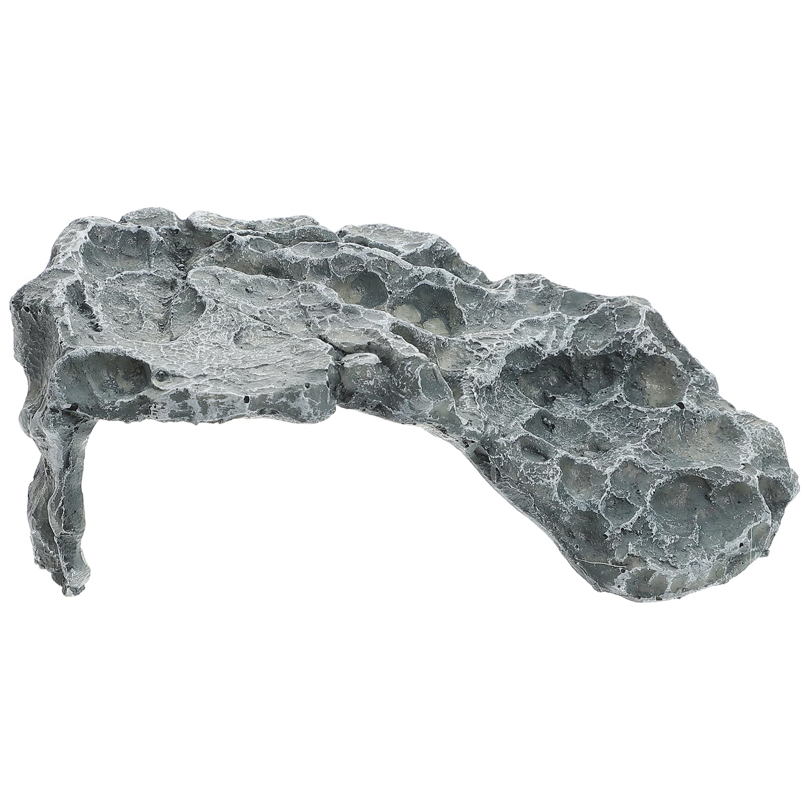 MILISTEN Schildkröten Basking Plattform aus Resin Langlebige für Wasserschildkröten und Reptilien Stressreduzierendes Versteck Robustes Terrarium Zubehör Geeignet für Kleine bis Große