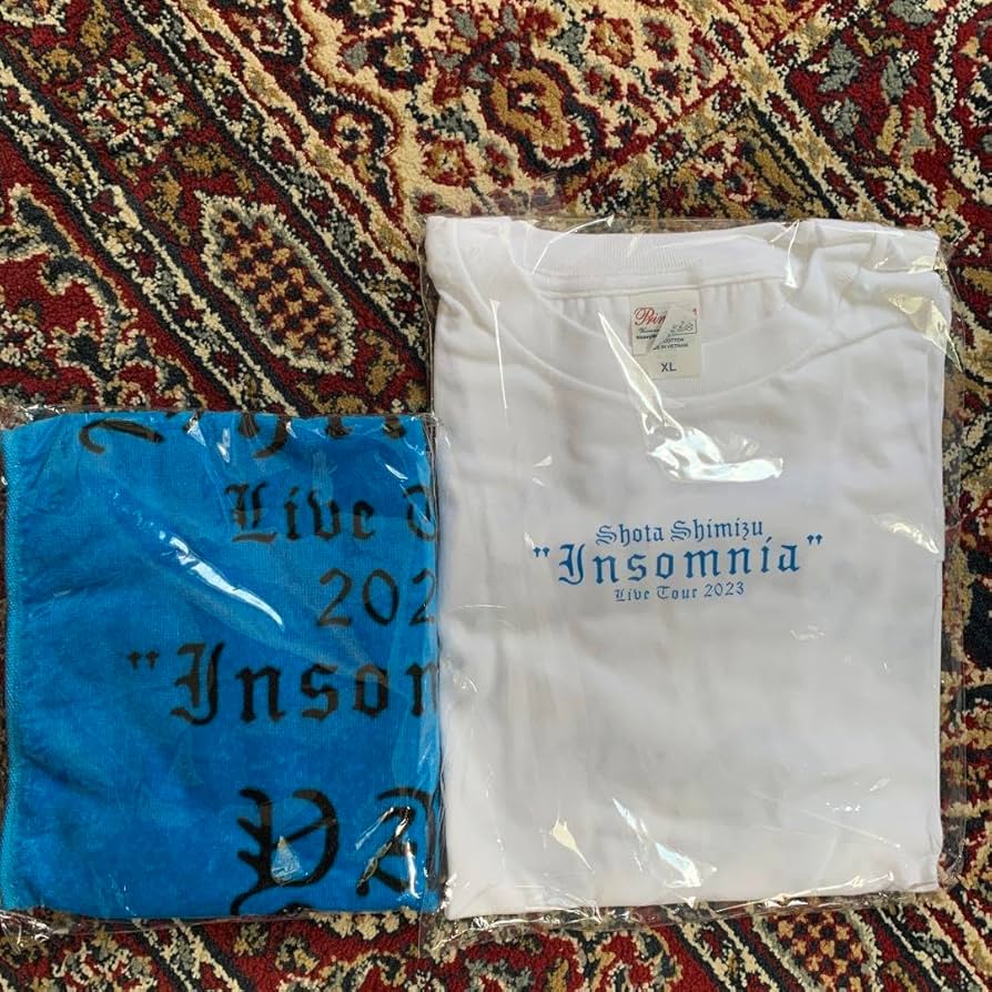 Amazon.co.jp: 清水翔太insomnia八尾限定Tシャツ タオル : おもちゃ