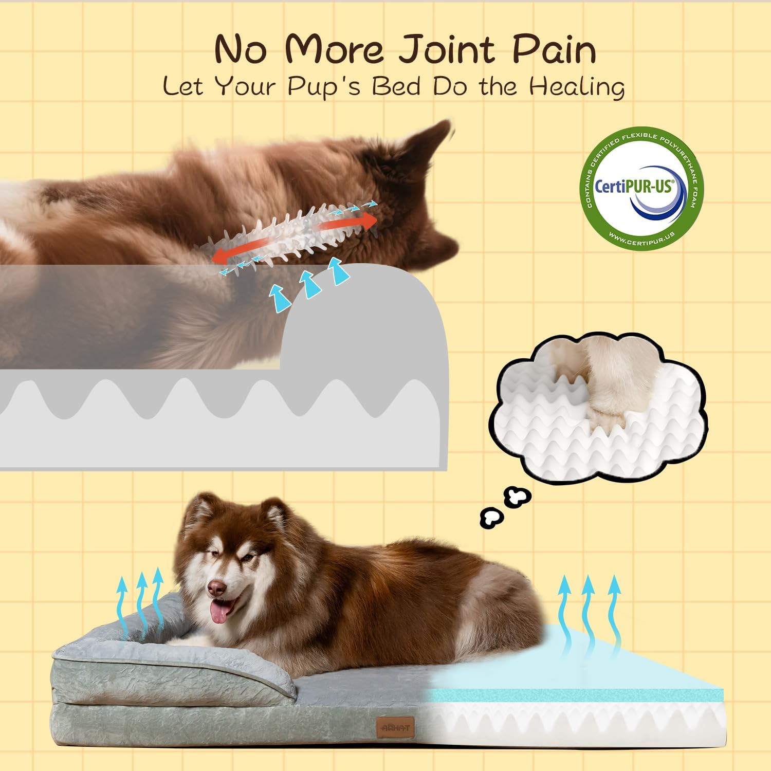 Ultimate Comfort: Review of the Orthopedic Dog Bed for Large Breeds