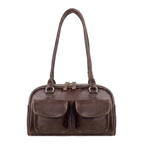 Y2K Shoulder Purses for Women Trendy - PU Leather Retro