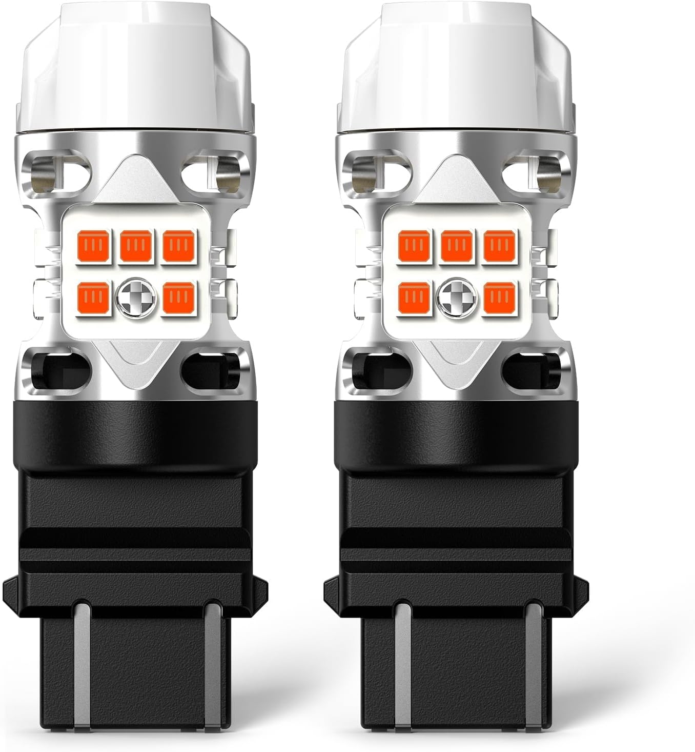 LASFIT 3157 LED Turn Signal Bulbs Amber 3156 3056 CANBUS Error Free 2023 New Bright 4157 Front Rear Light 3456 4156 3047 3057 3357 3457 4057 with Built In Resistor, Only For Standard Socket(2pcs)