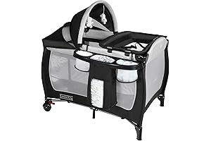 Kinder King 4-in-1 Crib Bassinet Playard Combo - The Ultimate Nursery Solution