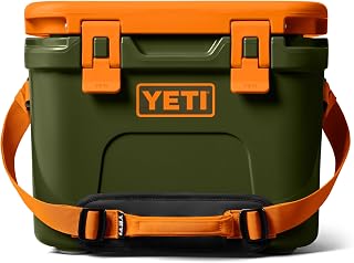 YETI Roadie 15 Hard Cooler with DoubleDuty Shoulder Strap | Compact, Durable, and Portable Insulated Ice Chest, Keeps Ice All Day, Fits 22 cans (only) or 16 lbs of ice (only)