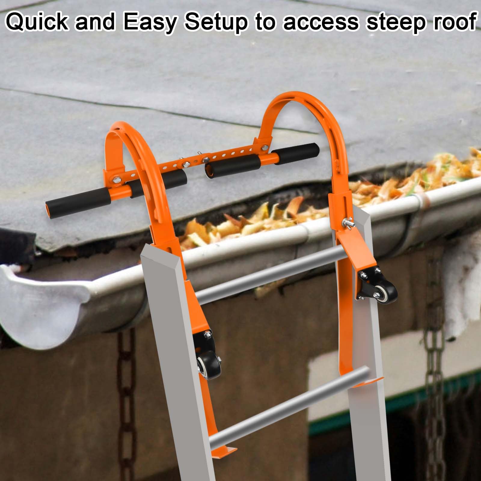 Lfhelper Pack of 2 roof ladder hooks, roof hooks, ladder hooks, ladder