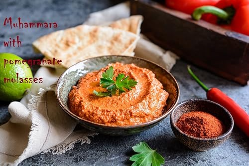 Miniatura 5 de OFLORALE Melaza de granada, 12.35 onzas, 100% natural, sin azúcar añadida, para glaseado, aderezos y adobos