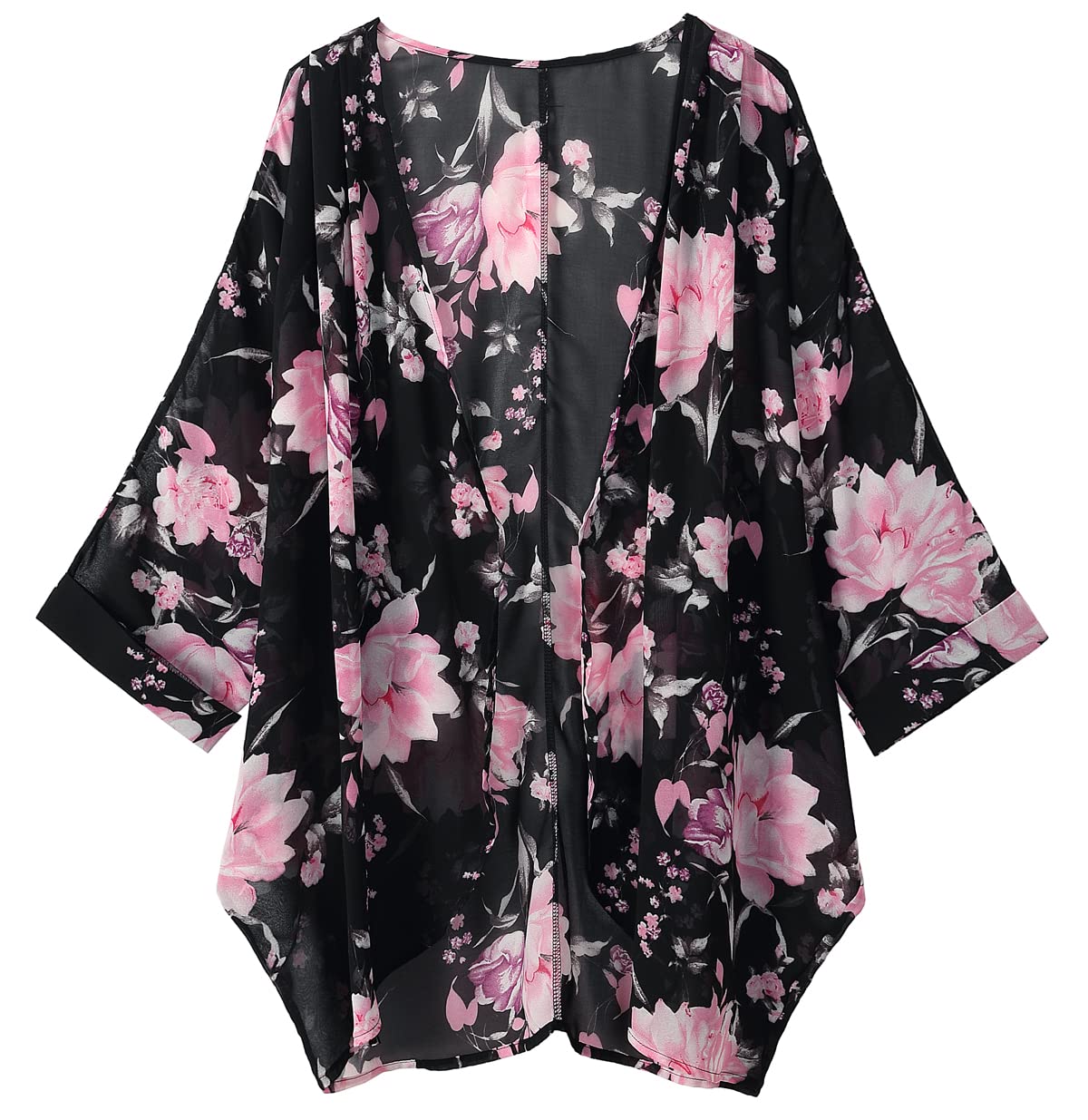 Tribear kimono transparente para mujer.