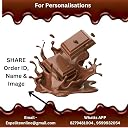 Expelite Birthday Balloons Theme Gift, 18 Pieces Personalised Chocolate Box With Birthday Greeting Card, Dry Fruits Almond, Cranberry, Paan, Butterscotch Flavour Chocolate Gift Pack,20 Gram gallery image