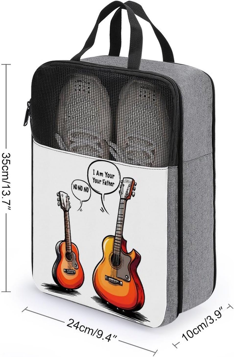 I Am Your Father Guitar Music Shoe Bags for Travel Portable Shoes Storage Pouch Organizer Women Men image 2