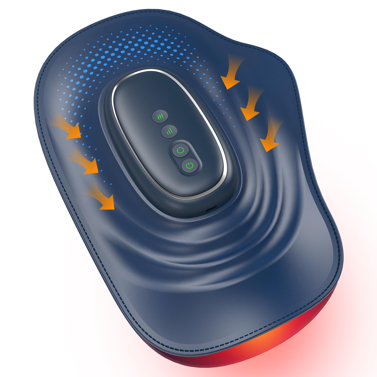 Handmassagegerät mit Wärme und Kompression - 3 Massage | Hand Massagegerät Elektrisch 3 Temperaturen 3 Presse Ebenen Wiederaufladbarer - Geschenk für Männer und Frauen