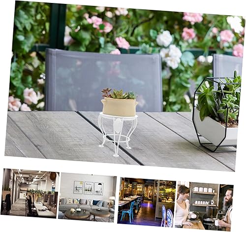 Miniatura 6 de DOITOOL Estante al aire libre para plantas, mini plantas suculentas, mini plantas de interior, plantas decorativas para plantas, base de planta,