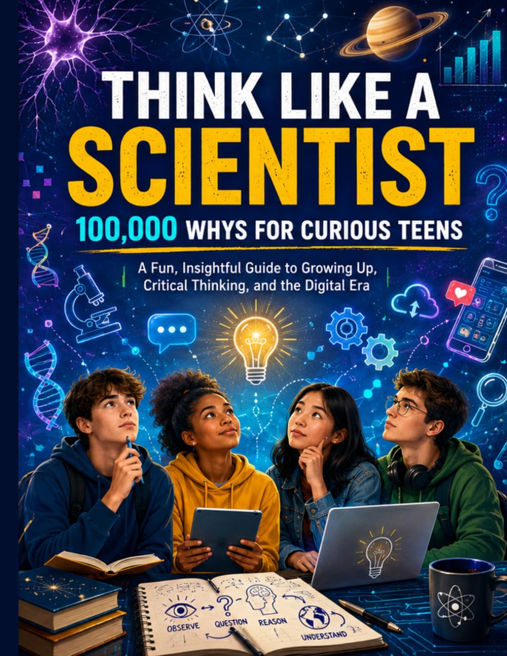Think Like a Scientist: 100,000 Whys for Curious Teens; A Fun, Insightful Guide to Growing Up, Critical Thinking, and the Digital Era