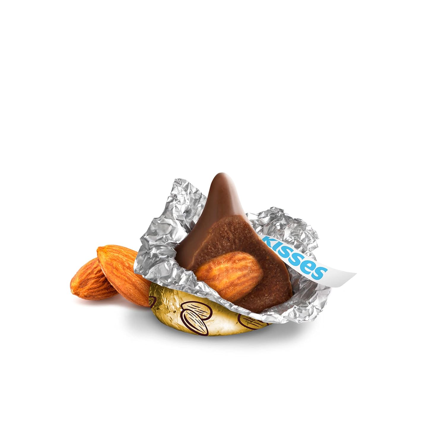 HERSHEY'S KISSES Milk Chocolate with Almonds Candy Party Pack, 32 oz